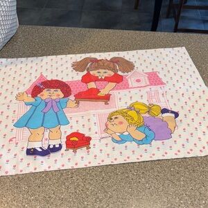 Vintage 1985 cabbage patch kids pillowcase